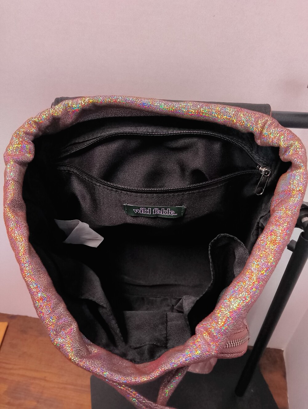 Wild Fable Pink Iridescent Mini Backpack - Picture 4 of 4
